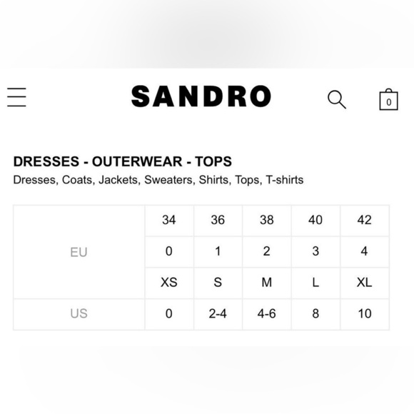 NWT SANDRO Falbala Rhinestone Embellished Cutout Midi Dress Black 0 - Picture 15 of 15